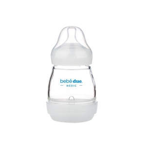 Butelka antykolkowa szklana Medic Futura Bebe Due; 160 ml