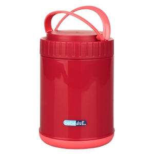 Pojemnik termiczny na jedzenie C&F Bebedue; czerwony; 500 ml